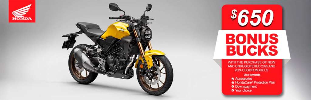 Honda $650 Bonus Bucks