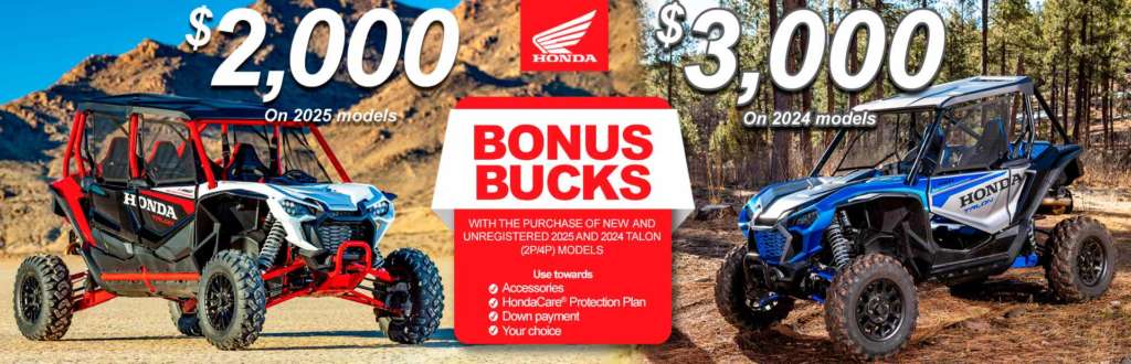 Honda $2000/$3000 Bonus Bucks